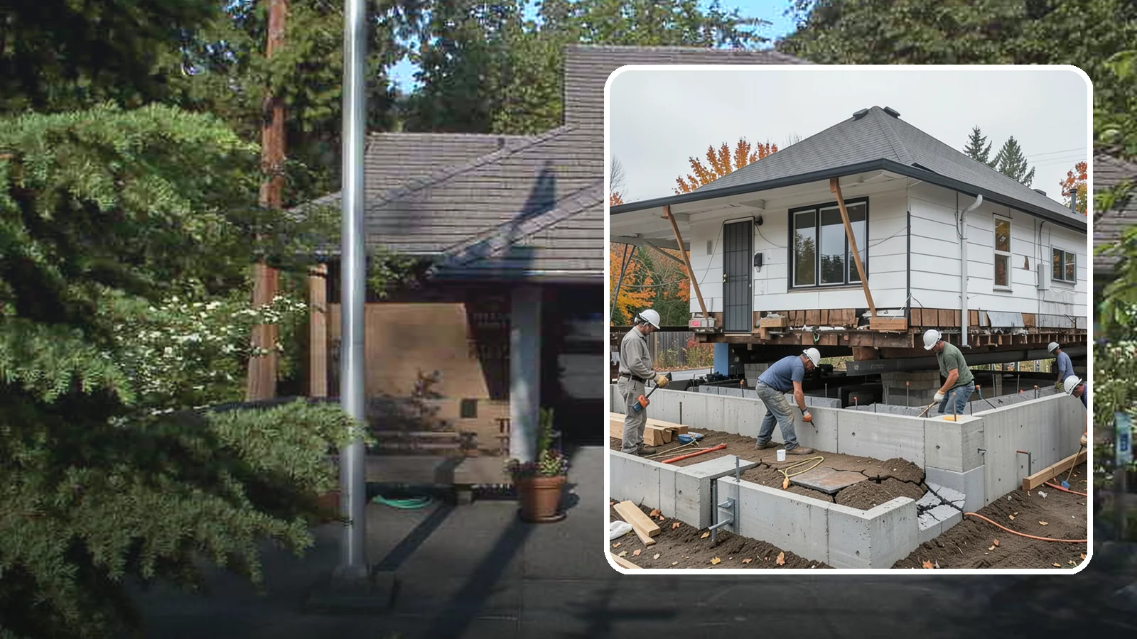 Foundation Repair in Yarrow Point, King County, WA - Stabilize settling, cracking, or bowing foundations before Northwest water and soil movement worsen the damage.