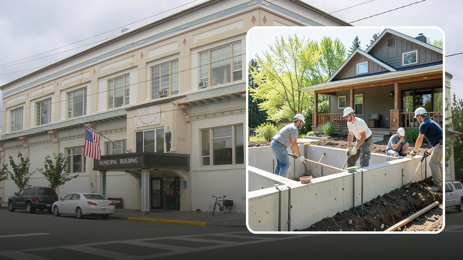 Foundation Underpinning in Anacortes, Skagit County, WA - We underpin existing foundations to extend them to stronger soil and stop ongoing settlement in its tracks.