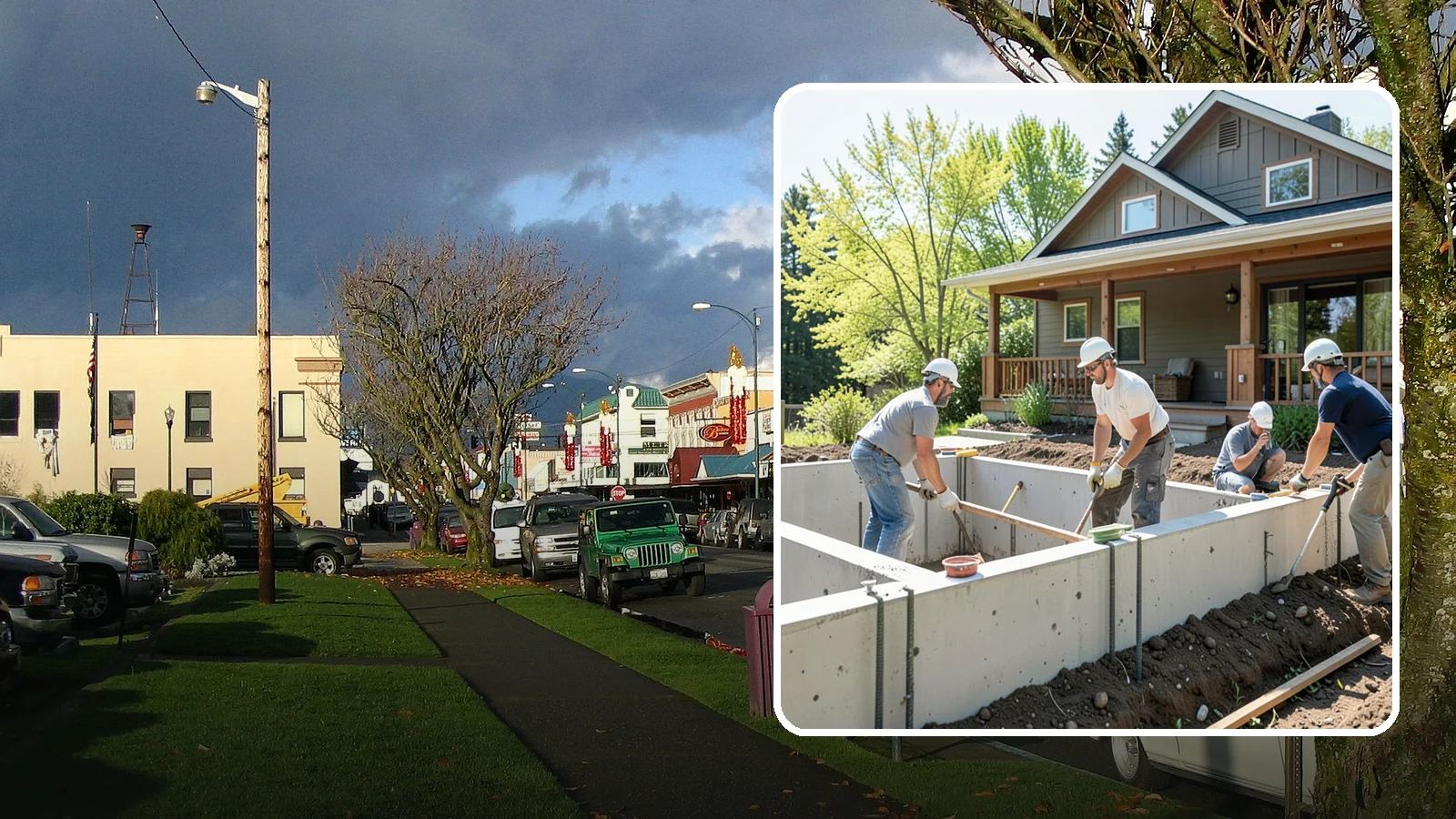 Foundation Underpinning in Arlington, Snohomish County, WA - We underpin existing foundations to extend them to stronger soil and stop ongoing settlement in its tracks.