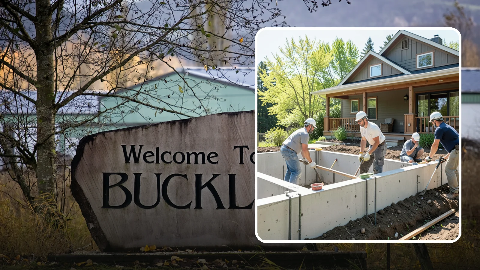 Foundation Underpinning in Buckley, Pierce County, WA - We underpin existing foundations to extend them to stronger soil and stop ongoing settlement in its tracks.