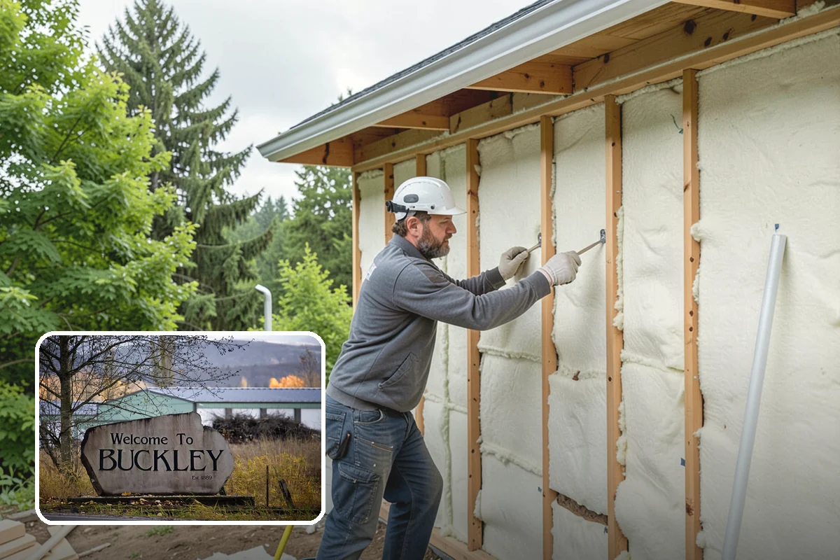 Foundation Underpinning in Buckley, Pierce County, WA - Settlement stopped by reaching competent bearing soil