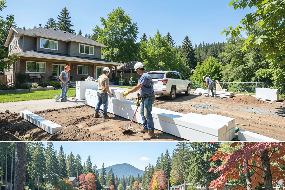 Foundation Underpinning in Covington, King County, WA - Underpinning proceeds year-round since the work is beneath the structure, though drier soil conditions can simplify the...