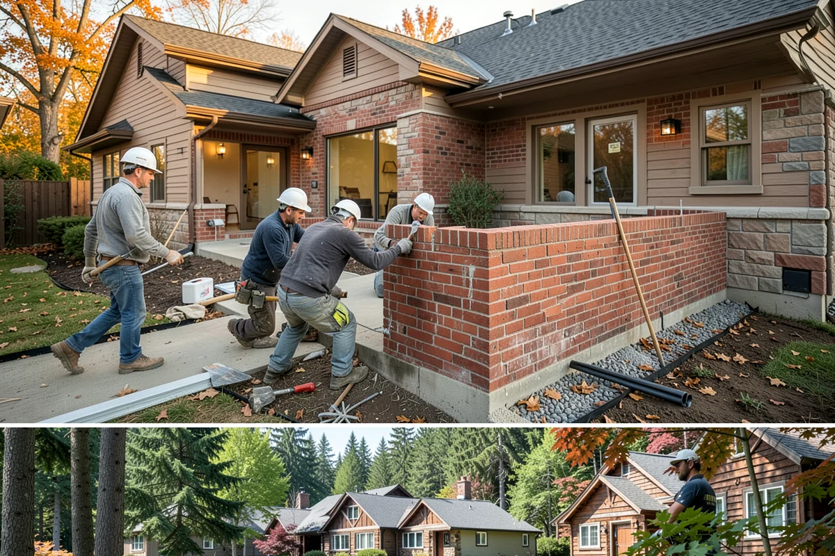 Foundation Underpinning in Edgewood, Pierce County, WA - Underpinning proceeds year-round since the work is beneath the structure, though drier soil conditions can simplify the...