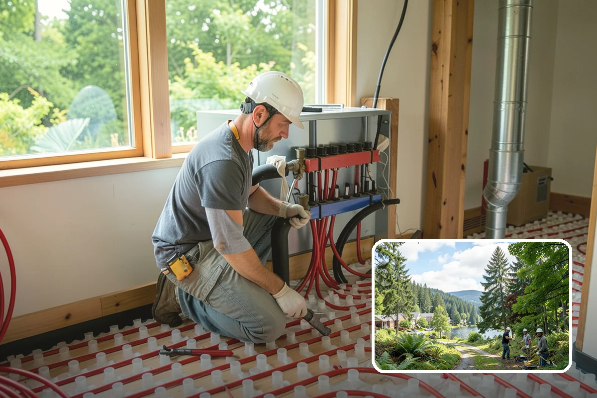 Foundation Underpinning in Lake Forest Park, King County, WA - Settlement stopped by reaching competent bearing soil
