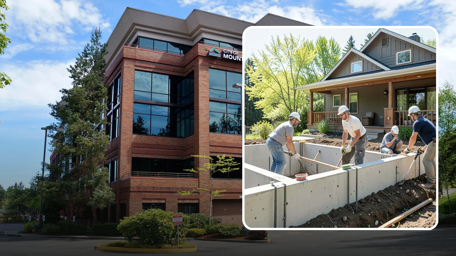 Foundation Underpinning in Mountlake Terrace, Snohomish County, WA - We underpin existing foundations to extend them to stronger soil and stop ongoing settlement in its tracks.