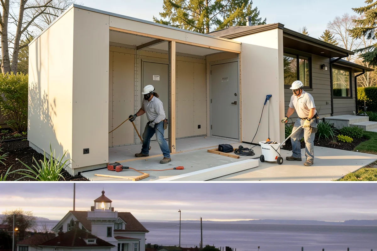 Foundation Underpinning in Mukilteo, Snohomish County, WA - Underpinning proceeds year-round since the work is beneath the structure, though drier soil conditions can simplify the...