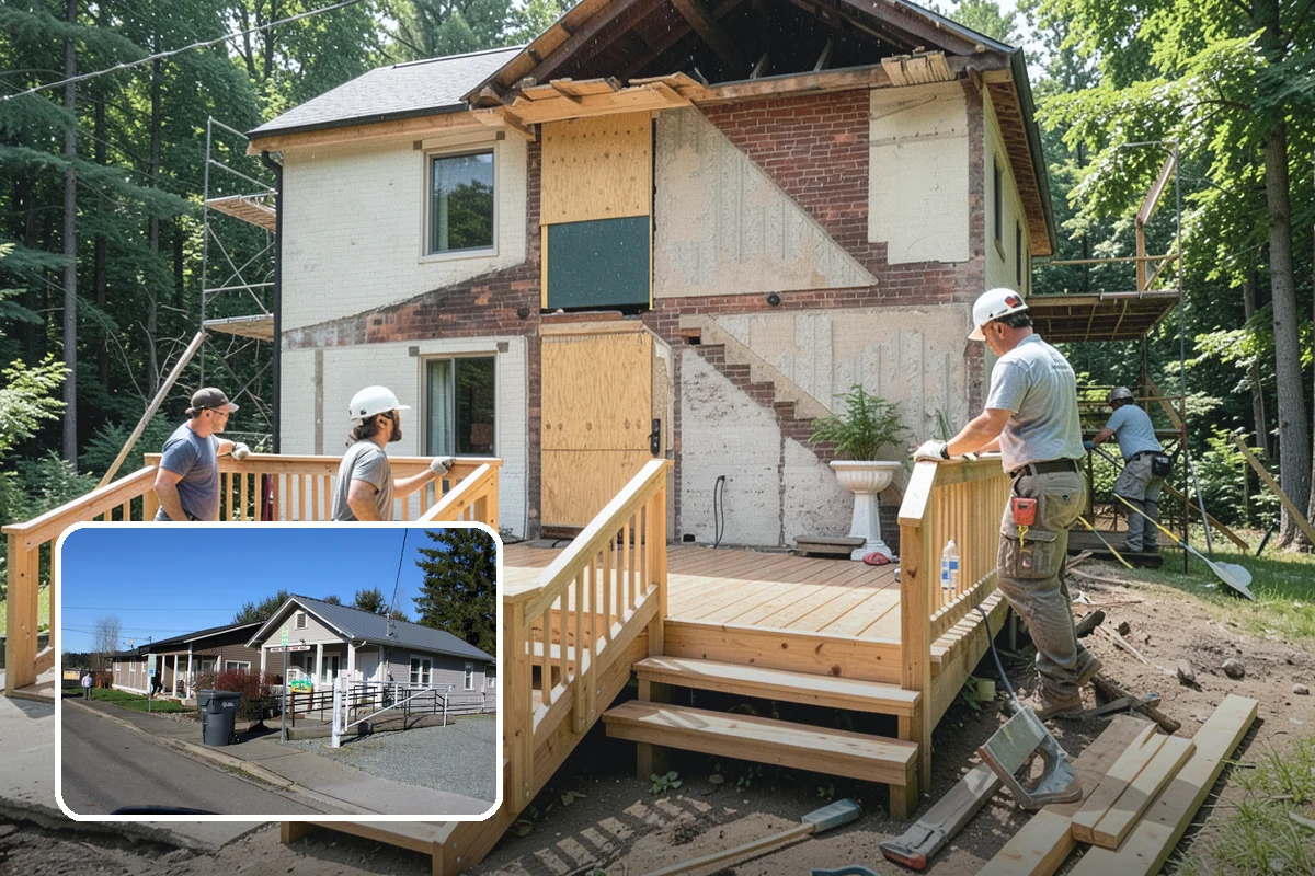 Foundation Underpinning in South Prairie, Pierce County, WA - Settlement stopped by reaching competent bearing soil