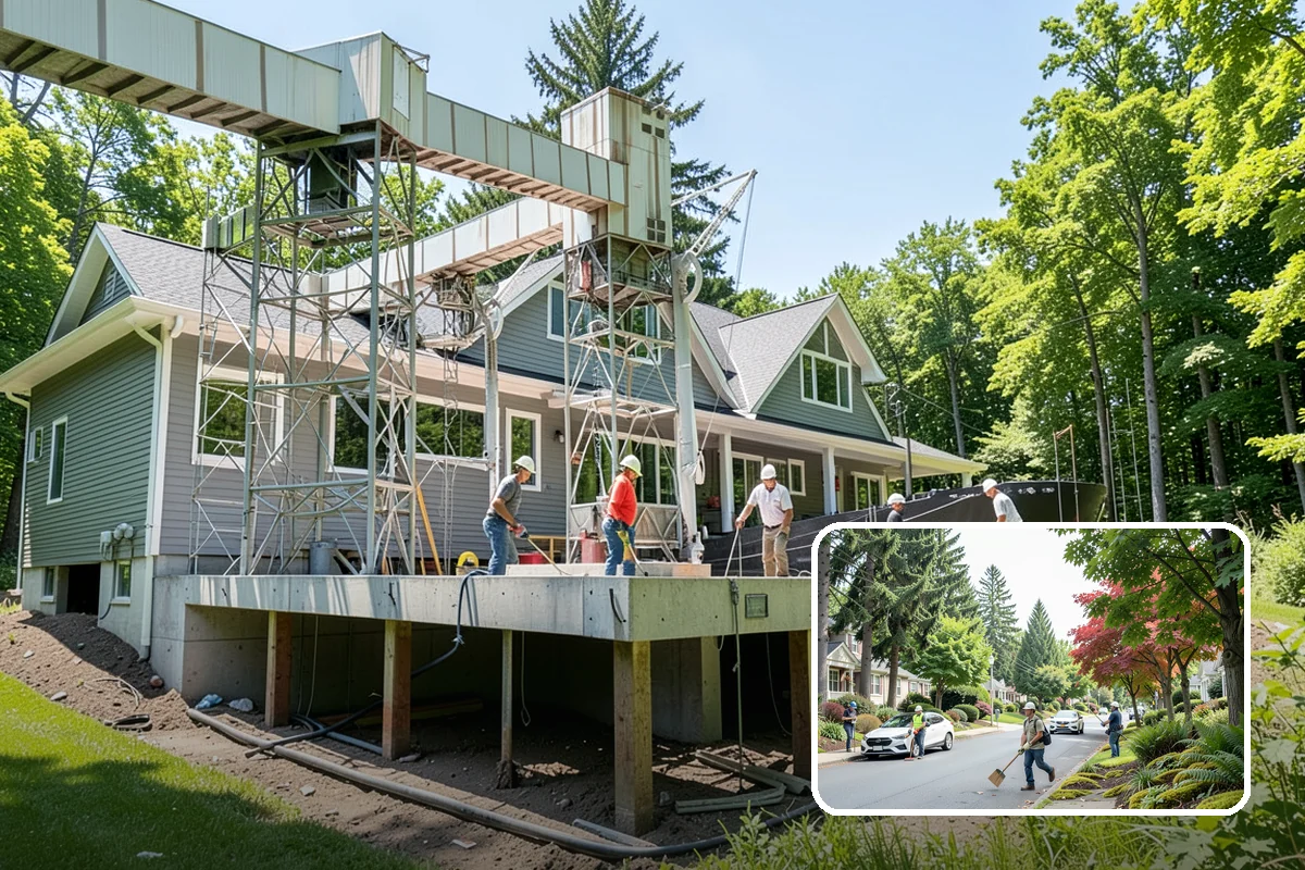 Foundation Waterproofing in Beaux Arts Village, King County, WA - A sealed exterior barrier against groundwater intrusion