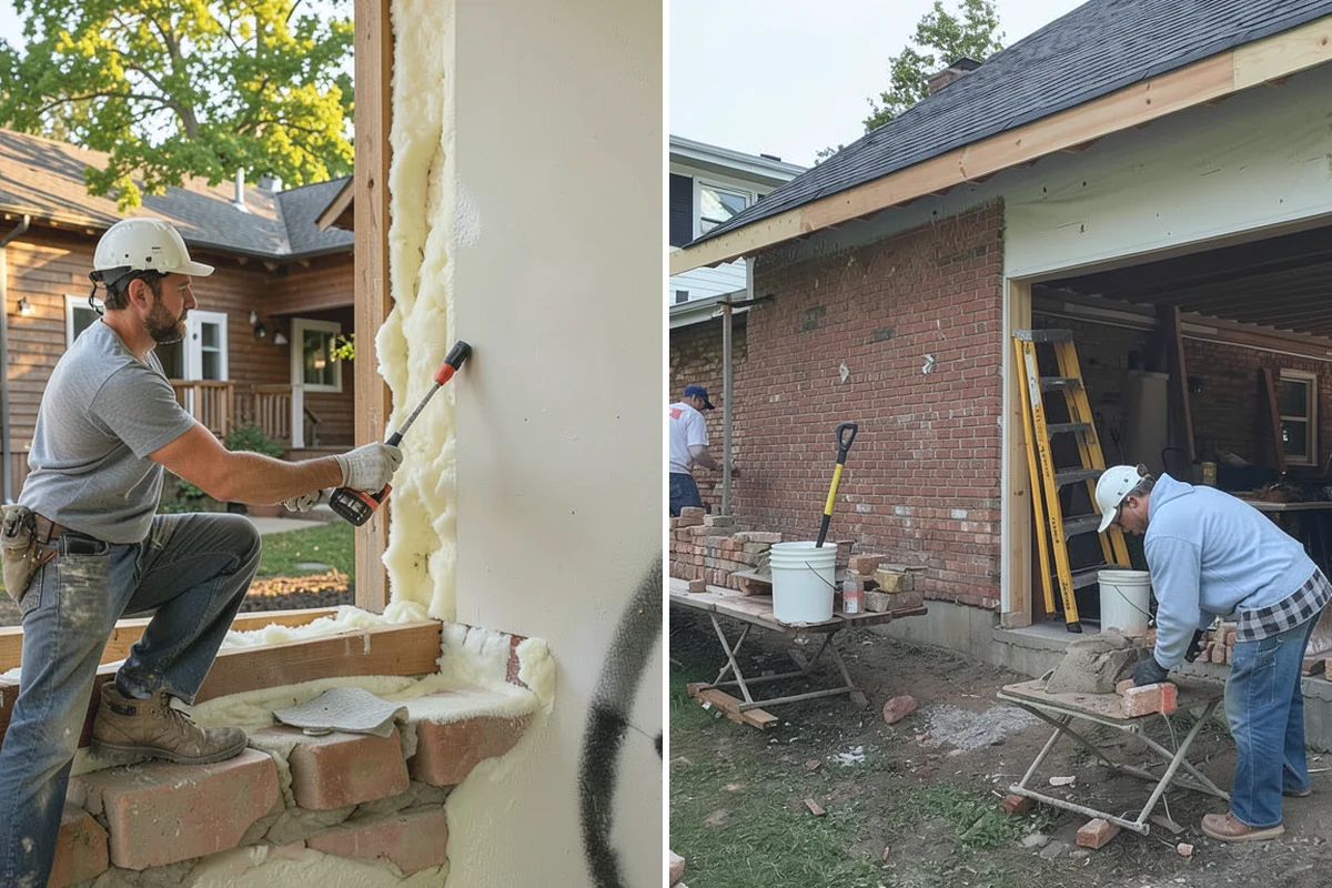 Foundation Waterproofing in Beaux Arts Village, King County, WA - Excavate and clean the foundation wall to bare concrete