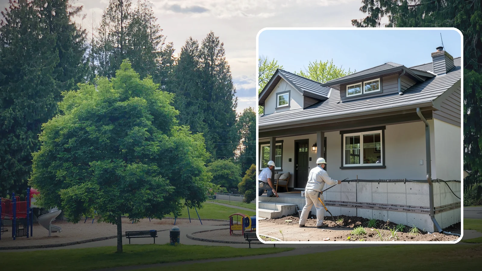 Foundation Waterproofing in Bonney Lake, Pierce County, WA - We waterproof foundation walls with layered barriers that keep wet Puget Sound soils from reaching the concrete.