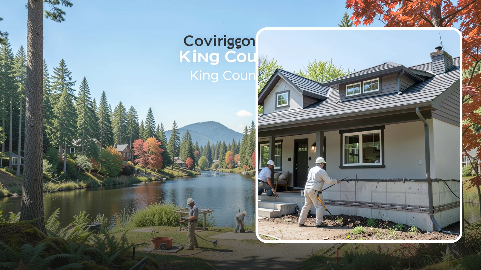 Foundation Waterproofing in Covington, King County, WA - We waterproof foundation walls with layered barriers that keep wet Puget Sound soils from reaching the concrete.