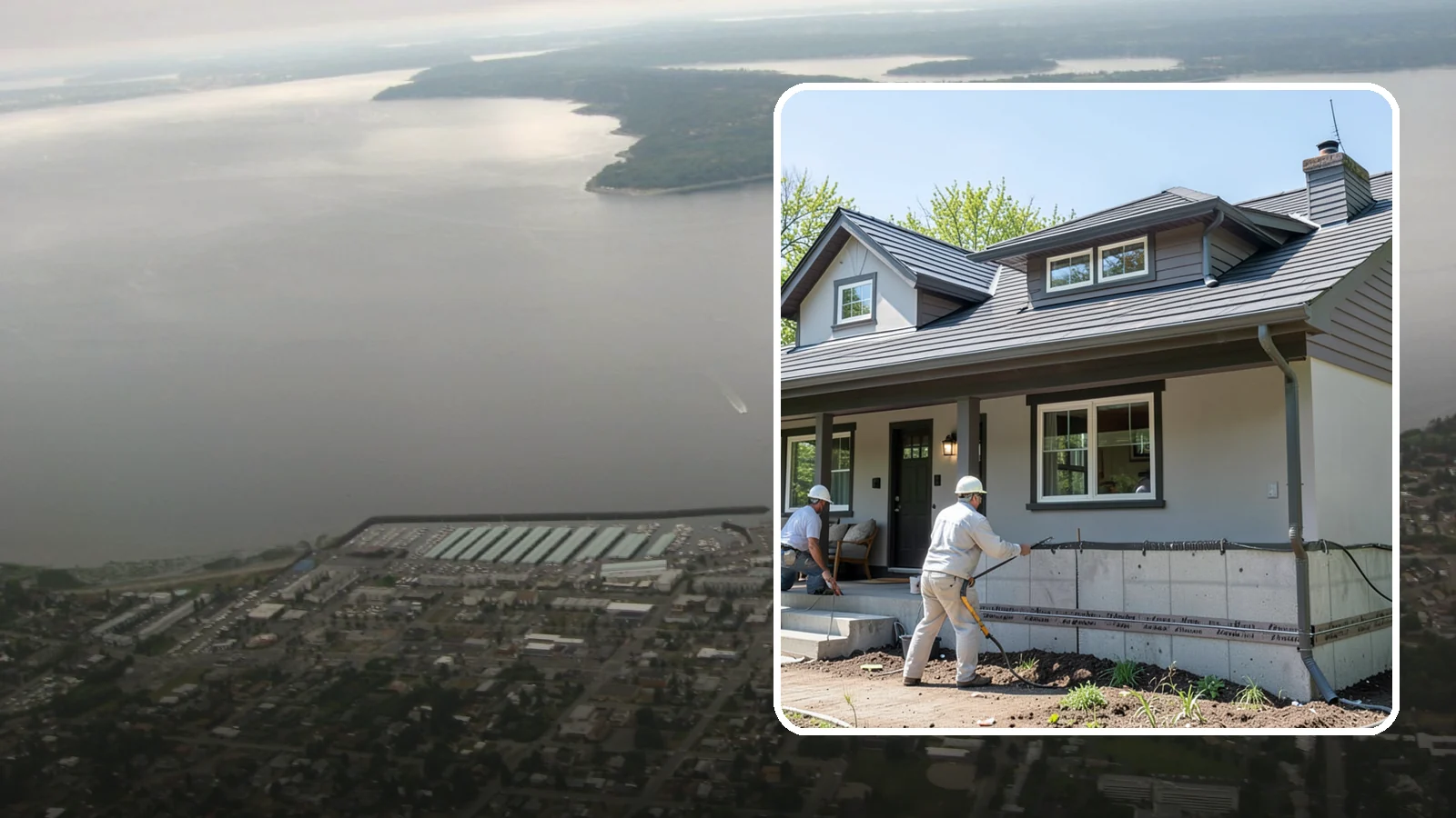 Foundation Waterproofing in Des Moines, King County, WA - We waterproof foundation walls with layered barriers that keep wet Puget Sound soils from reaching the concrete.