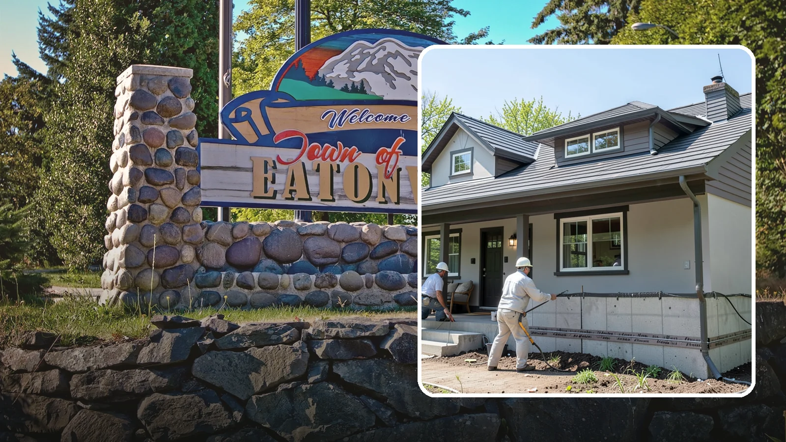 Foundation Waterproofing in Eatonville, Pierce County, WA - We waterproof foundation walls with layered barriers that keep wet Puget Sound soils from reaching the concrete.