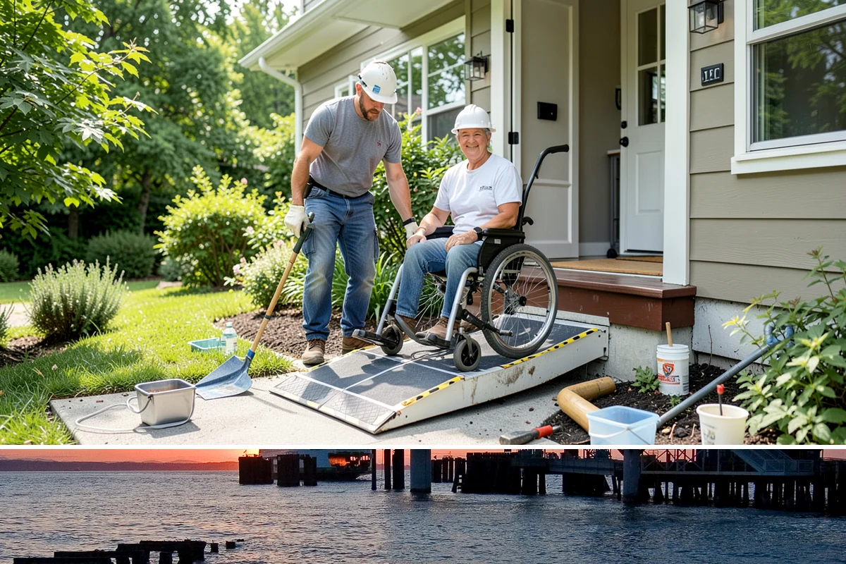 Foundation Waterproofing in Edmonds, Snohomish County, WA - Exterior waterproofing is best tackled in drier weather when excavations stay stable, ahead of the heavy Northwest rains.