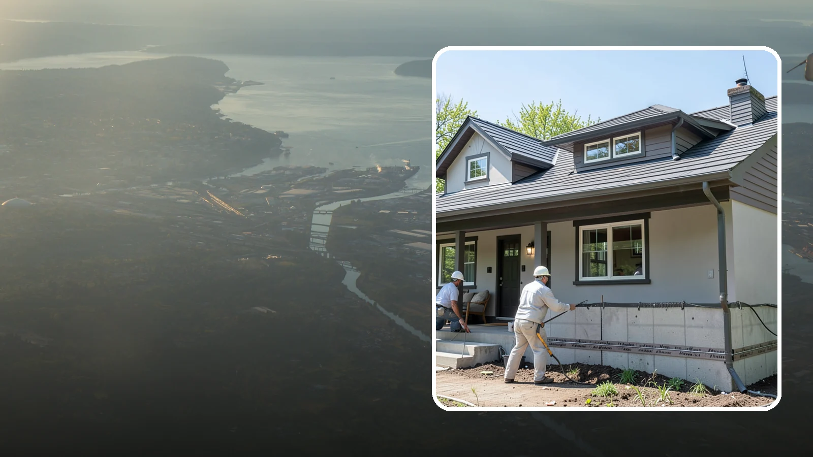 Foundation Waterproofing in Fife, Pierce County, WA - We waterproof foundation walls with layered barriers that keep wet Puget Sound soils from reaching the concrete.