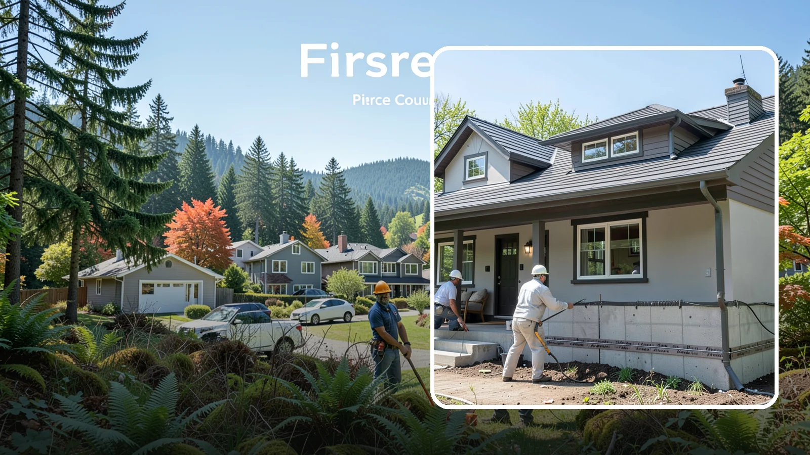 Foundation Waterproofing in Fircrest, Pierce County, WA - We waterproof foundation walls with layered barriers that keep wet Puget Sound soils from reaching the concrete.