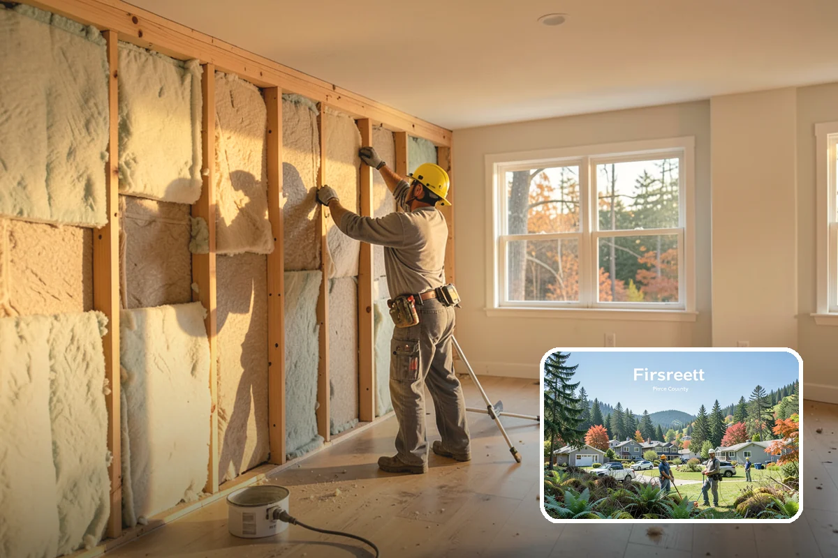 Foundation Waterproofing in Fircrest, Pierce County, WA - A sealed exterior barrier against groundwater intrusion