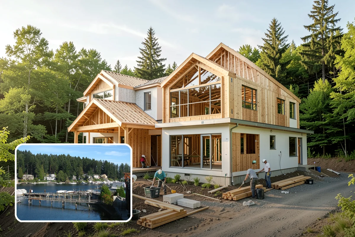 Foundation Waterproofing in Gig Harbor, Pierce County, WA - A sealed exterior barrier against groundwater intrusion