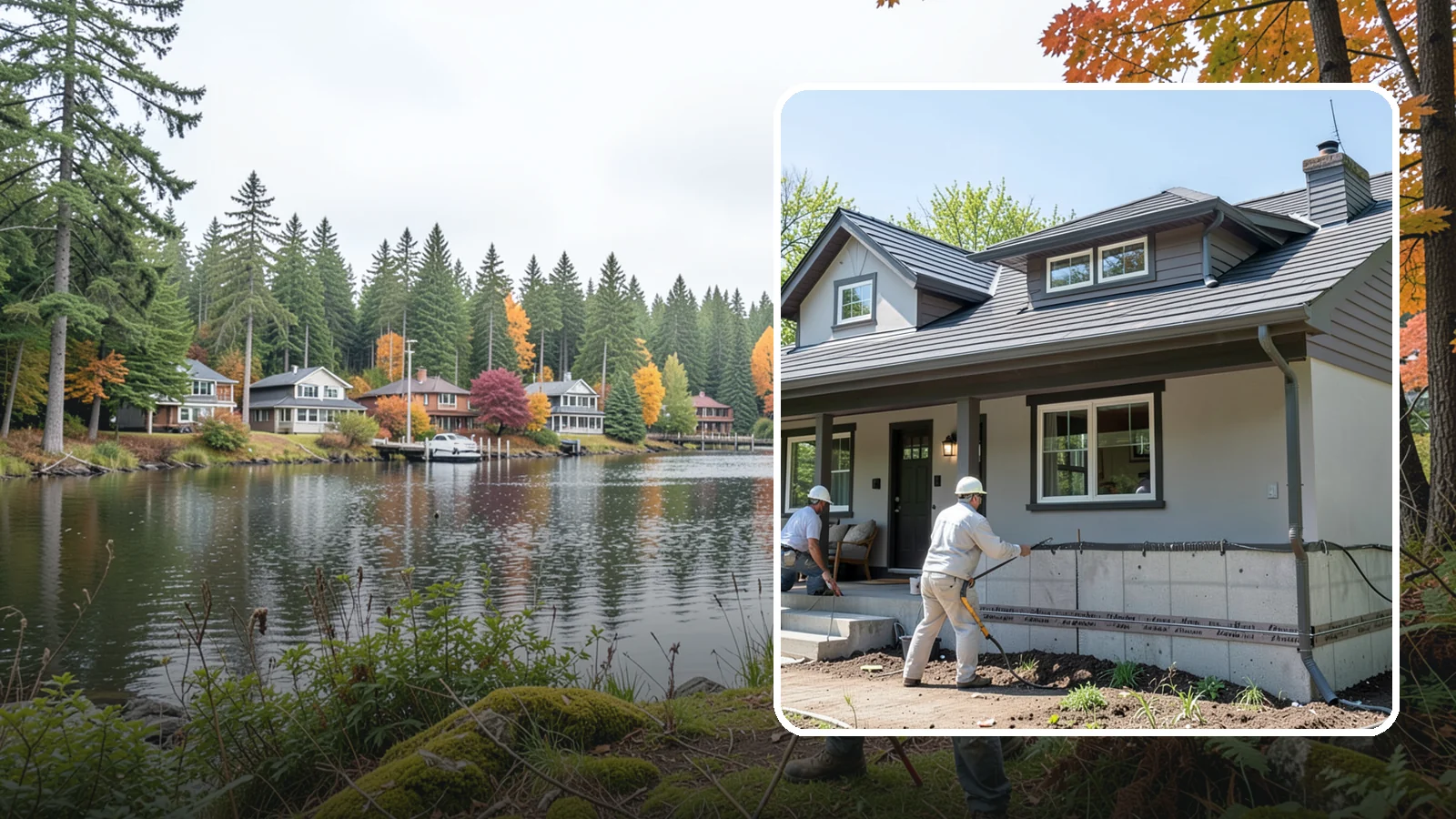 Foundation Waterproofing in La Conner, Skagit County, WA - We waterproof foundation walls with layered barriers that keep wet Puget Sound soils from reaching the concrete.