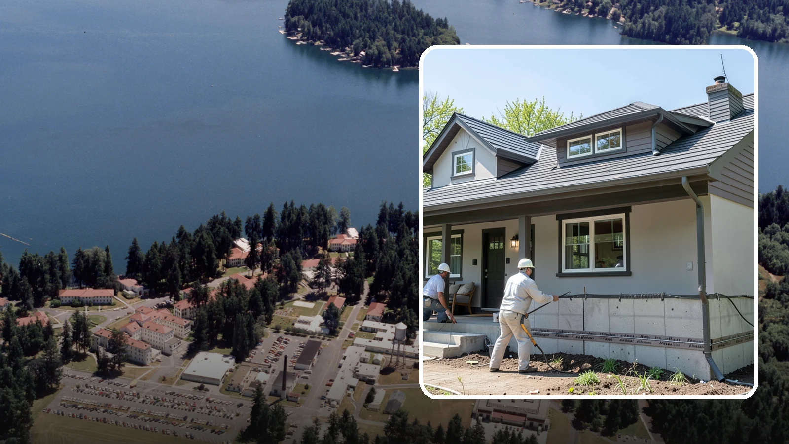 Foundation Waterproofing in Lakewood, Pierce County, WA - We waterproof foundation walls with layered barriers that keep wet Puget Sound soils from reaching the concrete.