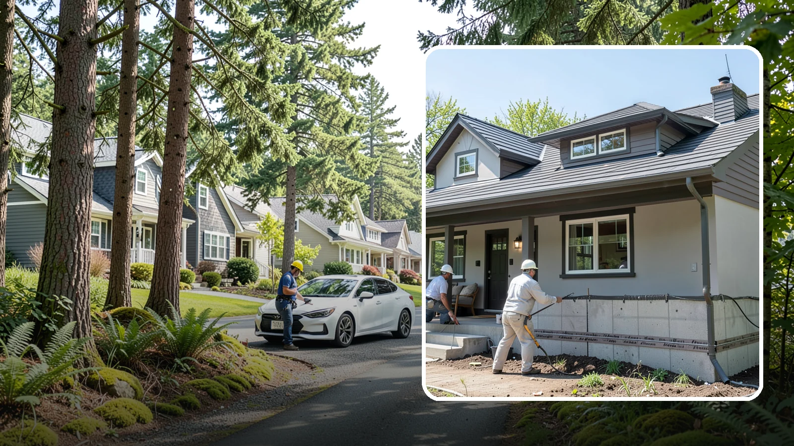 Foundation Waterproofing in Normandy Park, King County, WA - We waterproof foundation walls with layered barriers that keep wet Puget Sound soils from reaching the concrete.