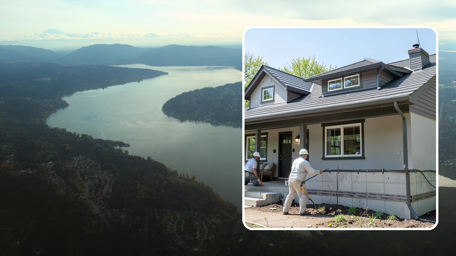 Foundation Waterproofing in Sammamish, King County, WA - We waterproof foundation walls with layered barriers that keep wet Puget Sound soils from reaching the concrete.