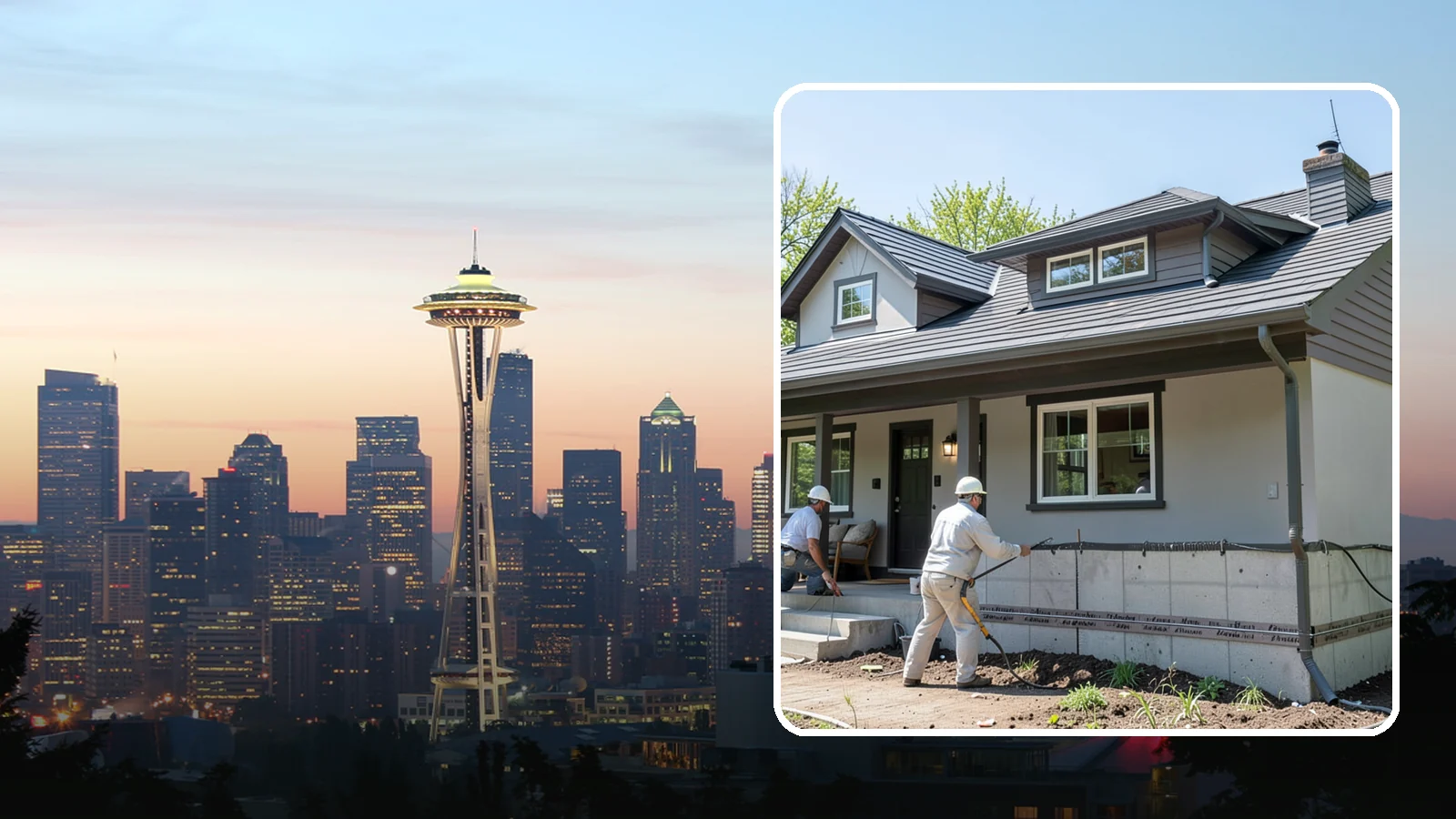 Foundation Waterproofing in Seattle, King County, WA - We waterproof foundation walls with layered barriers that keep wet Puget Sound soils from reaching the concrete.