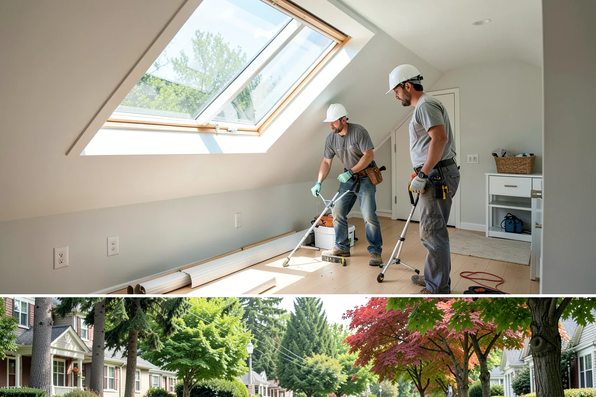 Four-Season Room Construction in Beaux Arts Village, King County, WA - We schedule framing and dry-in for the drier season so the insulated envelope is sealed before winter.