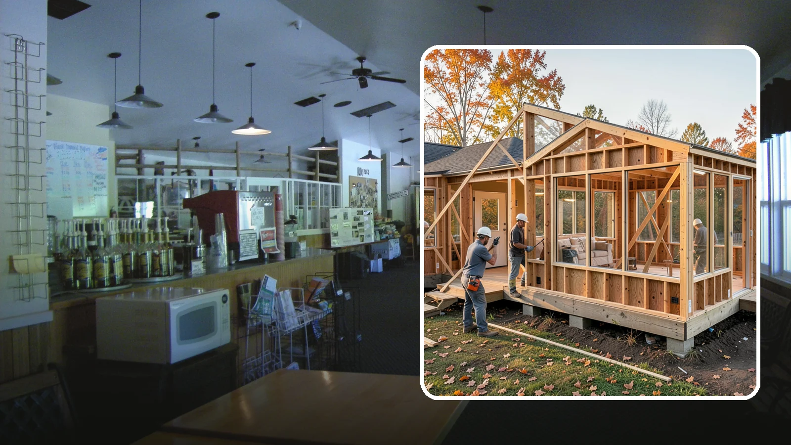 Four-Season Room Construction in Black Diamond, King County, WA - A fully insulated, climate-controlled room addition usable comfortably all year.