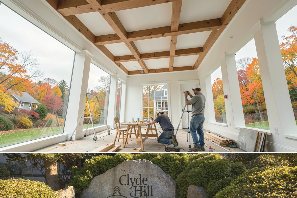 Four-Season Room Construction in Clyde Hill, King County, WA - We schedule framing and dry-in for the drier season so the insulated envelope is sealed before winter.