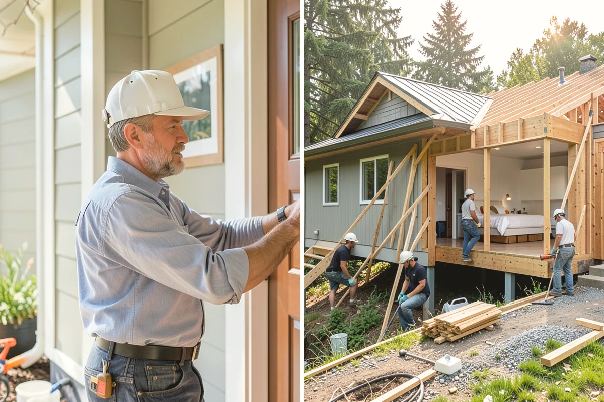 Four-Season Room Construction in Covington, King County, WA - Plan the room, glazing, and HVAC connection