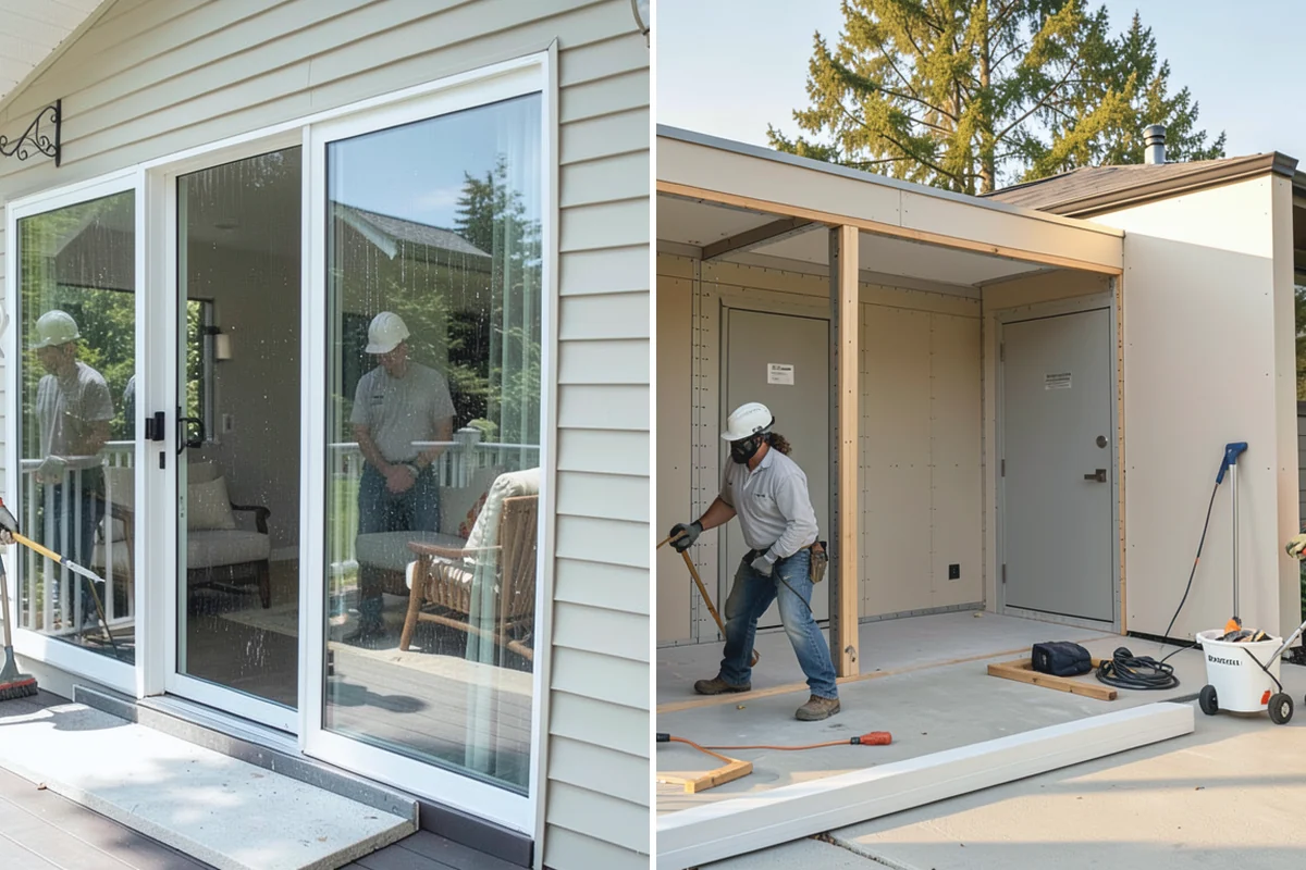 Four-Season Room Construction in Darrington, Snohomish County, WA - Plan the room, glazing, and HVAC connection