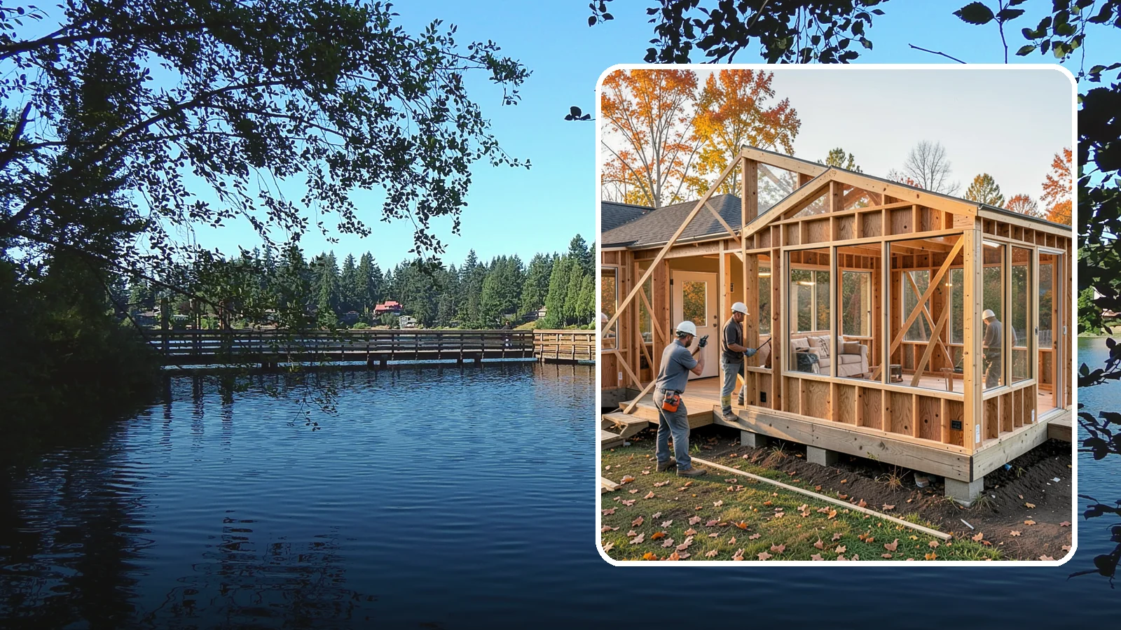 Four-Season Room Construction in Federal Way, King County, WA - A fully insulated, climate-controlled room addition usable comfortably all year.