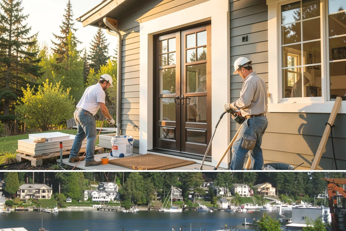 Four-Season Room Construction in Gig Harbor, Pierce County, WA - We schedule framing and dry-in for the drier season so the insulated envelope is sealed before winter.