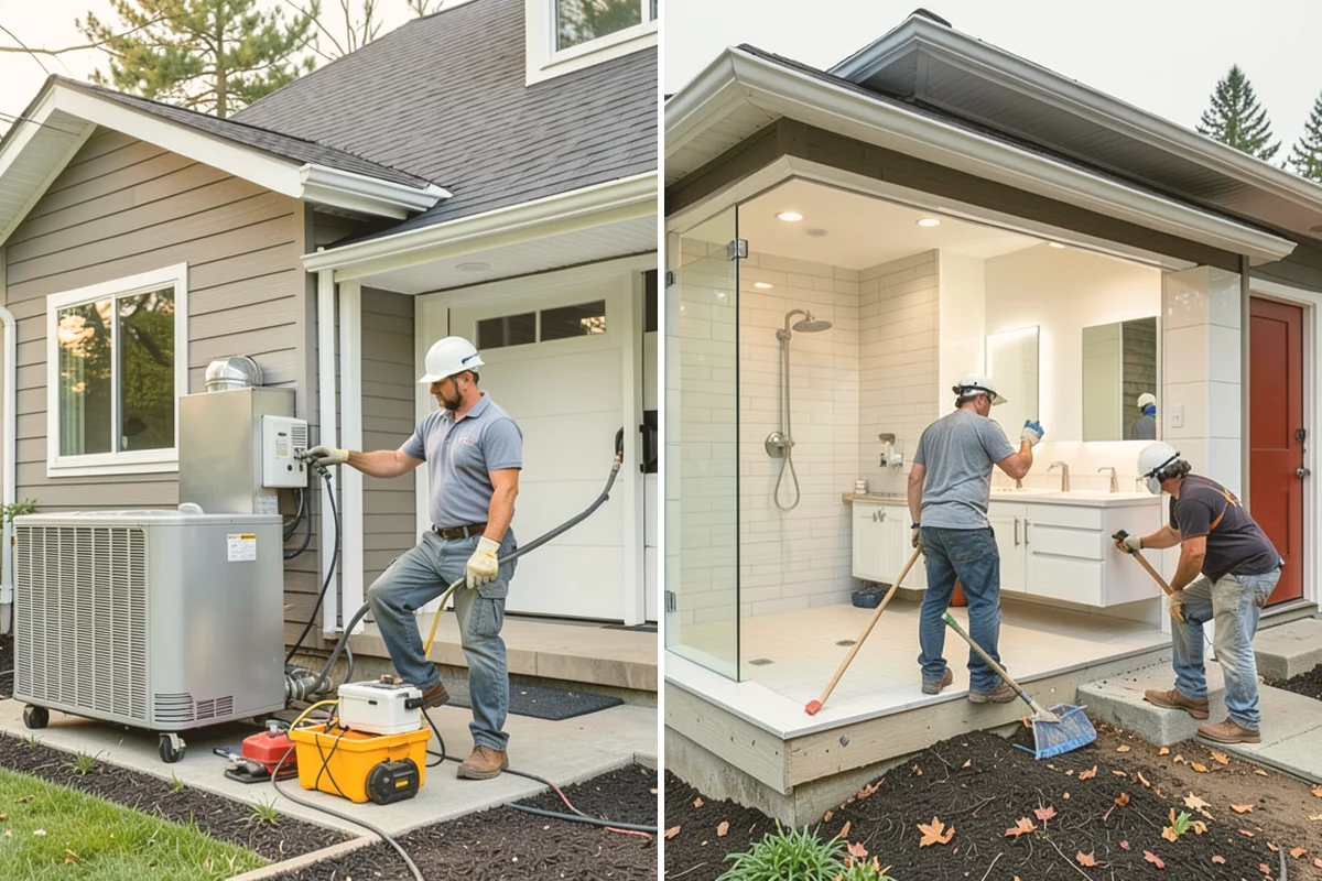 Four-Season Room Construction in Lynnwood, Snohomish County, WA - Plan the room, glazing, and HVAC connection