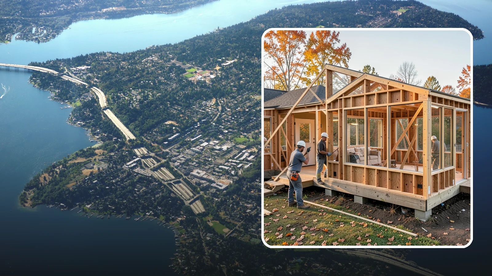 Four-Season Room Construction in Mercer Island, King County, WA - A fully insulated, climate-controlled room addition usable comfortably all year.