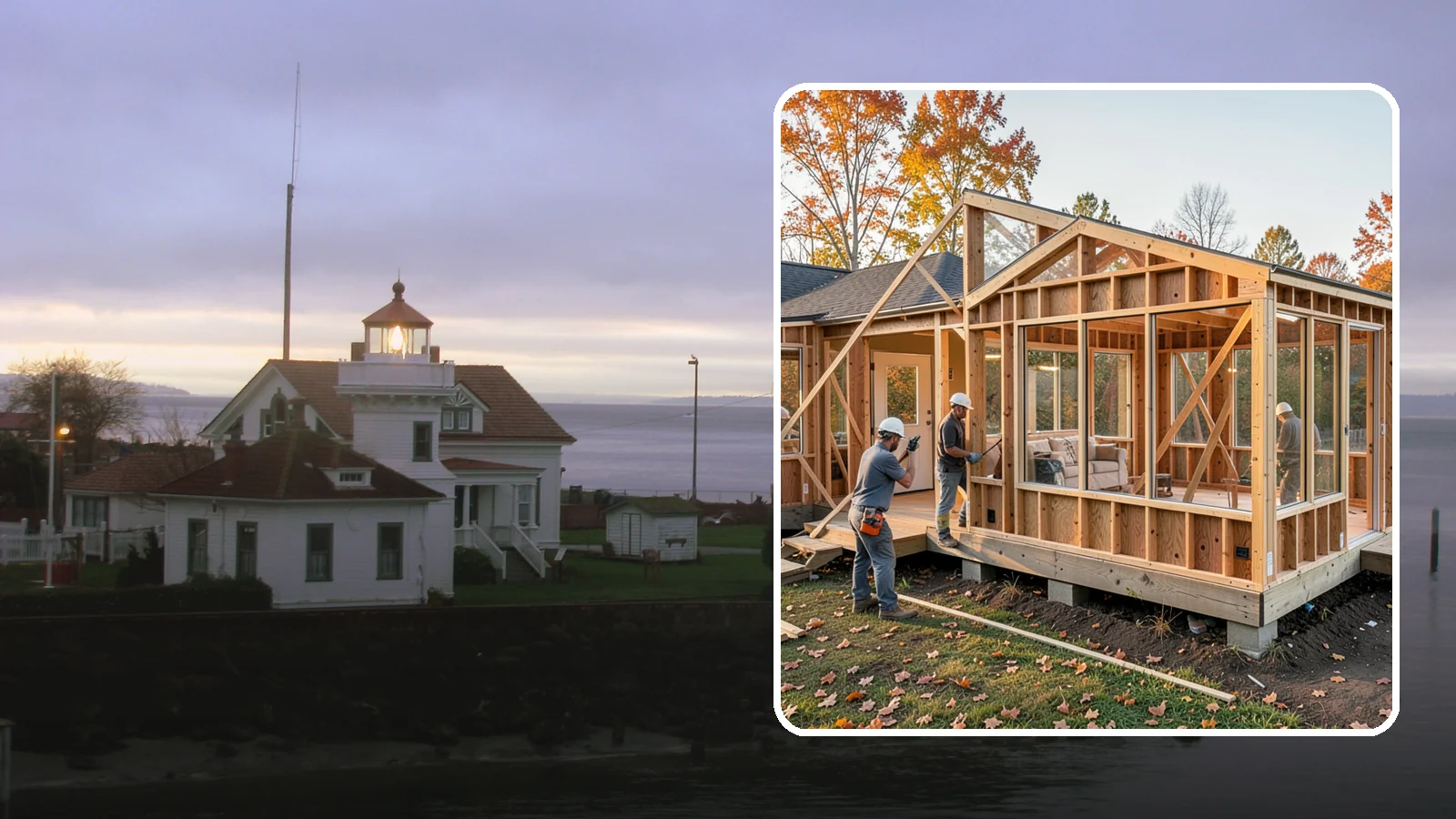 Four-Season Room Construction in Mukilteo, Snohomish County, WA - A fully insulated, climate-controlled room addition usable comfortably all year.