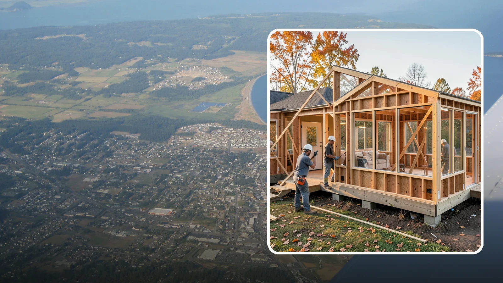 Four-Season Room Construction in Oak Harbor, Island County, WA - A fully insulated, climate-controlled room addition usable comfortably all year.