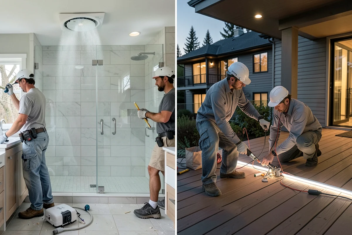 Four-Season Room Construction in Pacific, King County, WA - Plan the room, glazing, and HVAC connection