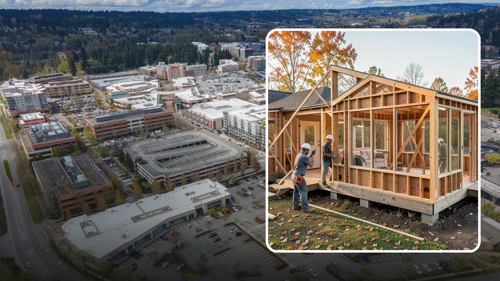 Four-Season Room Construction in Redmond, King County, WA - A fully insulated, climate-controlled room addition usable comfortably all year.