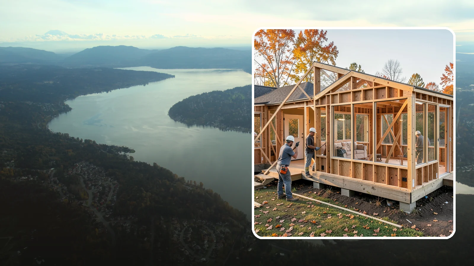 Four-Season Room Construction in Sammamish, King County, WA - A fully insulated, climate-controlled room addition usable comfortably all year.