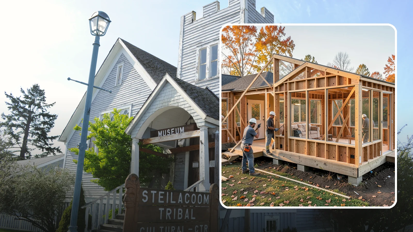 Four-Season Room Construction in Steilacoom, Pierce County, WA - A fully insulated, climate-controlled room addition usable comfortably all year.