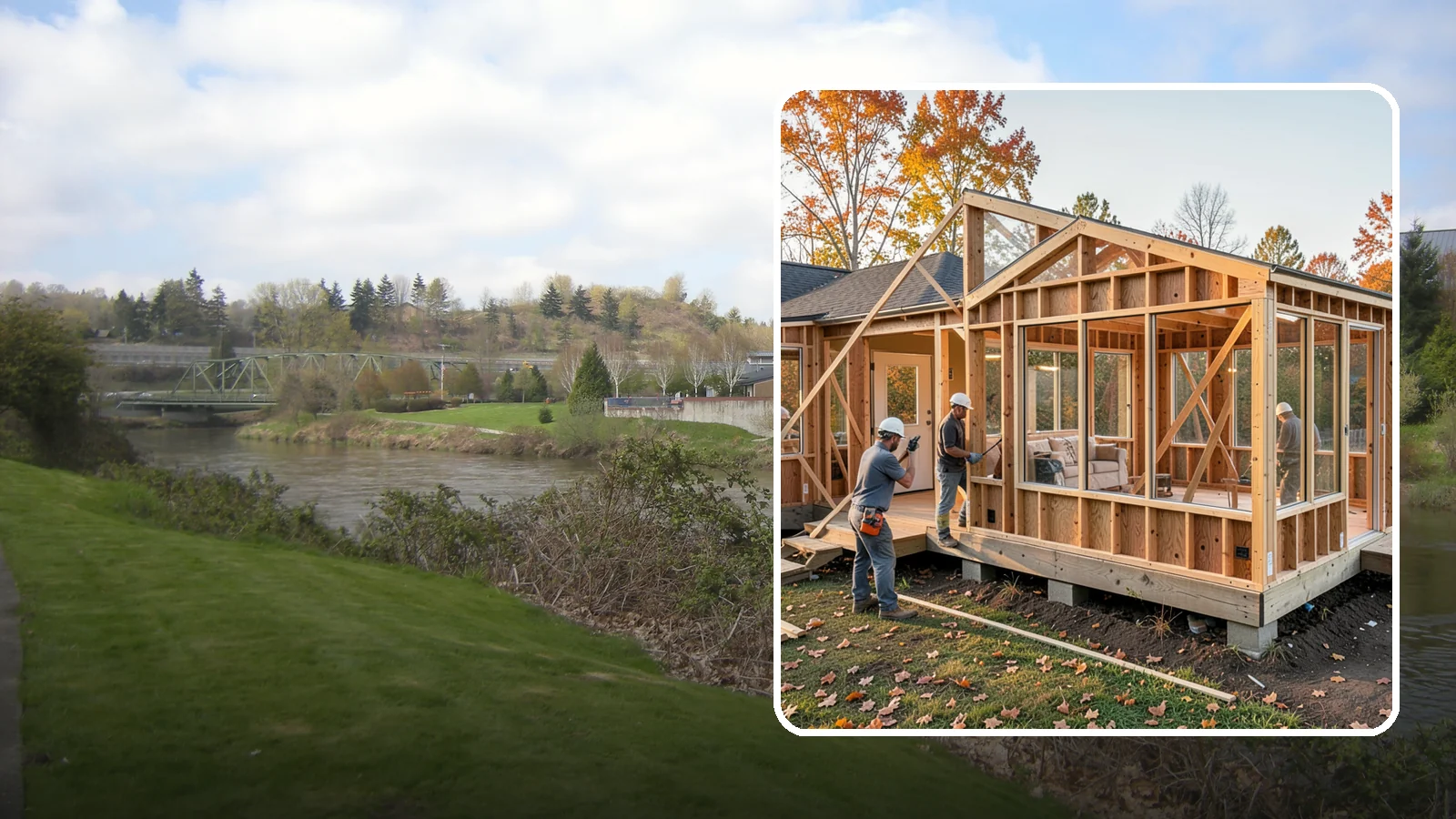 Four-Season Room Construction in Tukwila, King County, WA - A fully insulated, climate-controlled room addition usable comfortably all year.