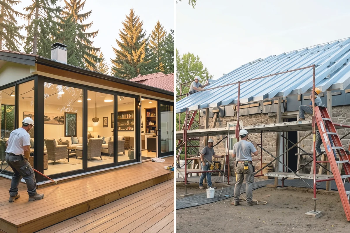 Four-Season Room Construction in Woodinville, King County, WA - Plan the room, glazing, and HVAC connection