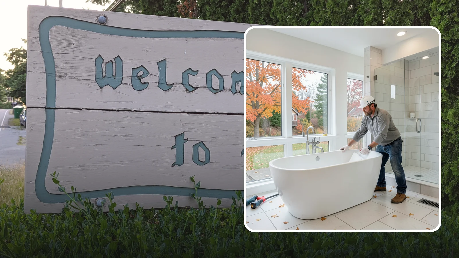 Freestanding Tub Installation in Brier, Snohomish County, WA - A freestanding tub installation places a striking standalone soaking tub as your bathroom's centerpiece.