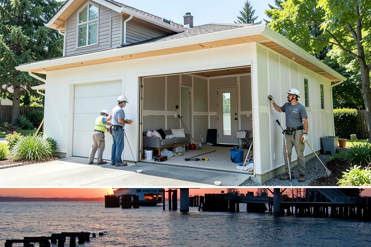 Freestanding Tub Installation in Edmonds, Snohomish County, WA - A freestanding soaking tub is especially inviting in winter, making the colder months a fitting time to install one.