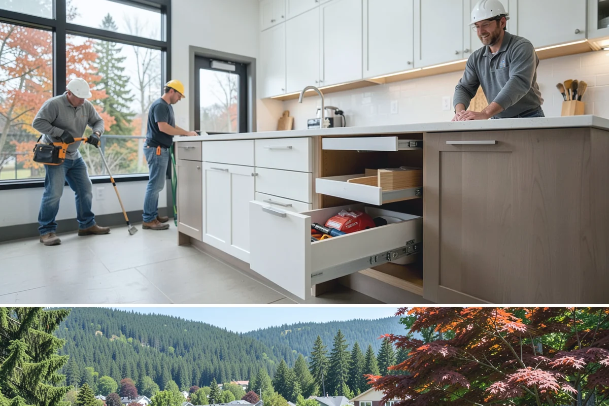 Freestanding Tub Installation in Index, Snohomish County, WA - A freestanding soaking tub is especially inviting in winter, making the colder months a fitting time to install one.