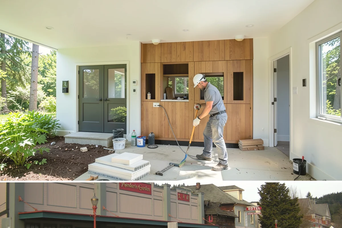 Freestanding Tub Installation in Issaquah, King County, WA - A freestanding soaking tub is especially inviting in winter, making the colder months a fitting time to install one.