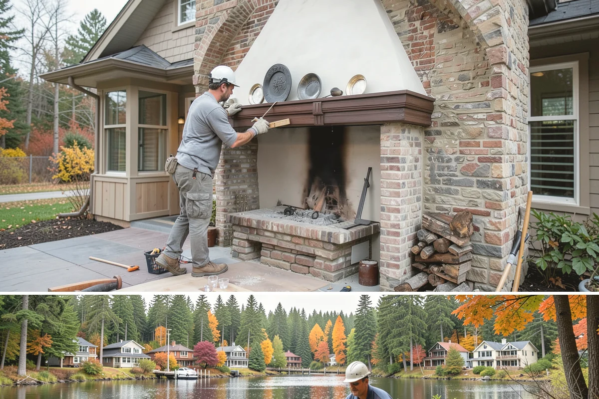 Freestanding Tub Installation in La Conner, Skagit County, WA - A freestanding soaking tub is especially inviting in winter, making the colder months a fitting time to install one.