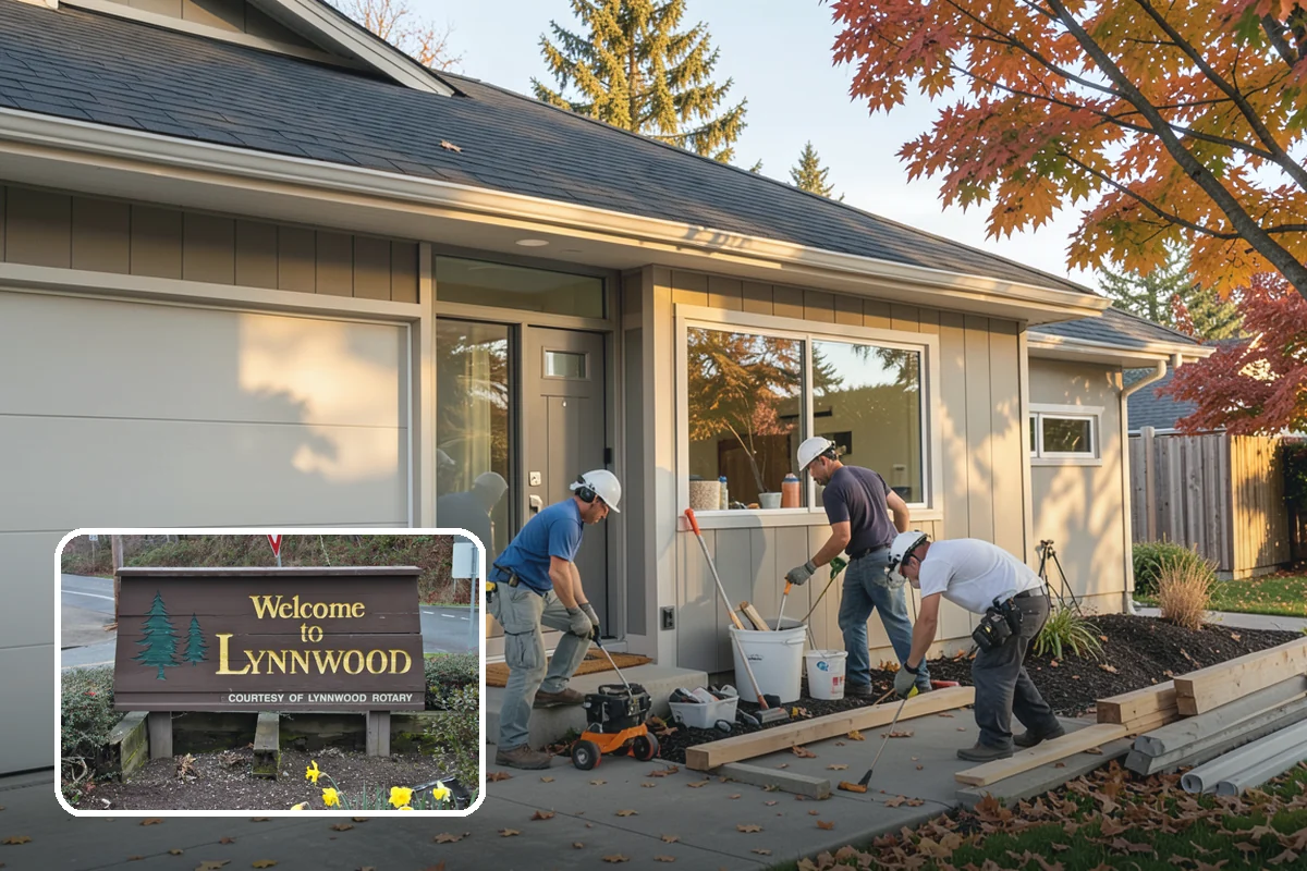 Freestanding Tub Installation in Lynnwood, Snohomish County, WA - Serves as a dramatic focal point